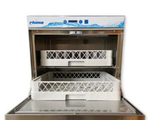 VU50 double rack rental machine, dishwasher with Cutlery Tray